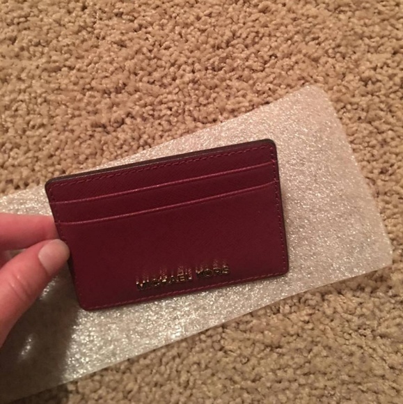 Michael Kors Jet Set Travel Saffiano Leather Card - Picture 6 of 6